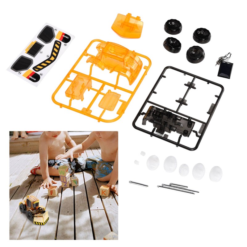 DIY Solar Engineering Vehicle Assembly Construction Car Toy Science Educational