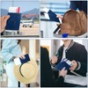 Passport Holder Cover Wallet Case RFID Blocking Leather Card Slot