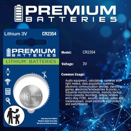 Premium Panasonic CR2354 Lithium 3V Coin Cell - Japanese Engineered High Capacity Batteries (1 Pack)