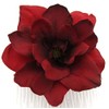 Red Apple Blossom Silk Hair Comb