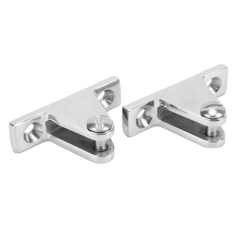 2pcs Bimini Top 90° Deck Hinge 316 Stainless Steel Heavy