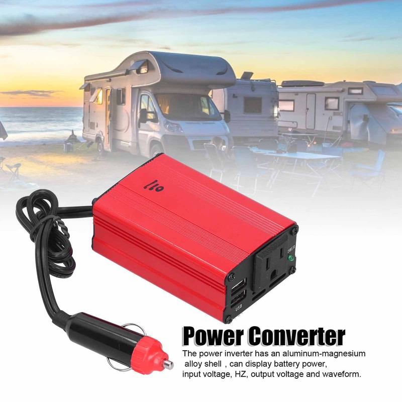 300W Power Inverter Dual USB Ports for Automobile Home Outdoor