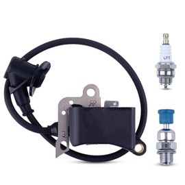 Atunee Ignition Coil for Stihl TS400 TS460 3-Bolt Cut Off Saw with Decompression Valve Spark Plug Replace 42234001300