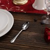 KEAWELL Pearl Edge 4-Piece Premium Spoon Set, 18/10 Stainless Steel,