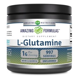 Amazing Formulas L-glutamina En Polvo 1 Lb                                                                                                            
