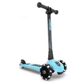 Scoot & Ride Stand-up Push Scooter for Children Ages 3-6, Highwaykick 3, Blueberry