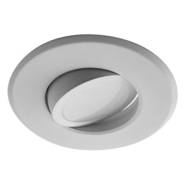 NICOR Lighting 5/6 inch LED Gimbal Downlight Retrofit Kit, 3000K White (DLG56-10-120-3K-WH)