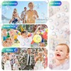 Panacare Portable Rainbow Bubble Machine, Automatic Bubble Machine for Children,
