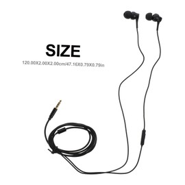 SEWACC Ear Earbud Headphones with Microphone Sound Quality for Phone Tablet Laptop Desktop for Music Calls Wired Earphones with Powerful Bass Random Color