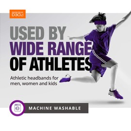 GameBreaker Aura Headband - Protective Soccer and Football Headband for Men and Women, Lightweight Head Gear, Quick-Wick Headguard, Soccer Equipment for Injury Prevention (Navy Blue, XS-S)