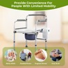 YIBEICO Tissue Box for Toilet Safety Rail for Seniors (25MM)