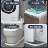 (Upgraded)3” High Shower Threshold Water Dam 39 Inch Collapsible Shower