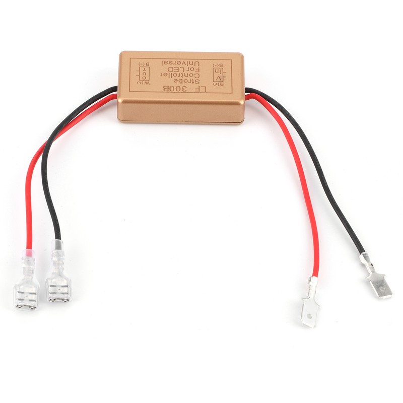 LED Headlight Strobe Controller Flasher Module H1 H3 Signal Light