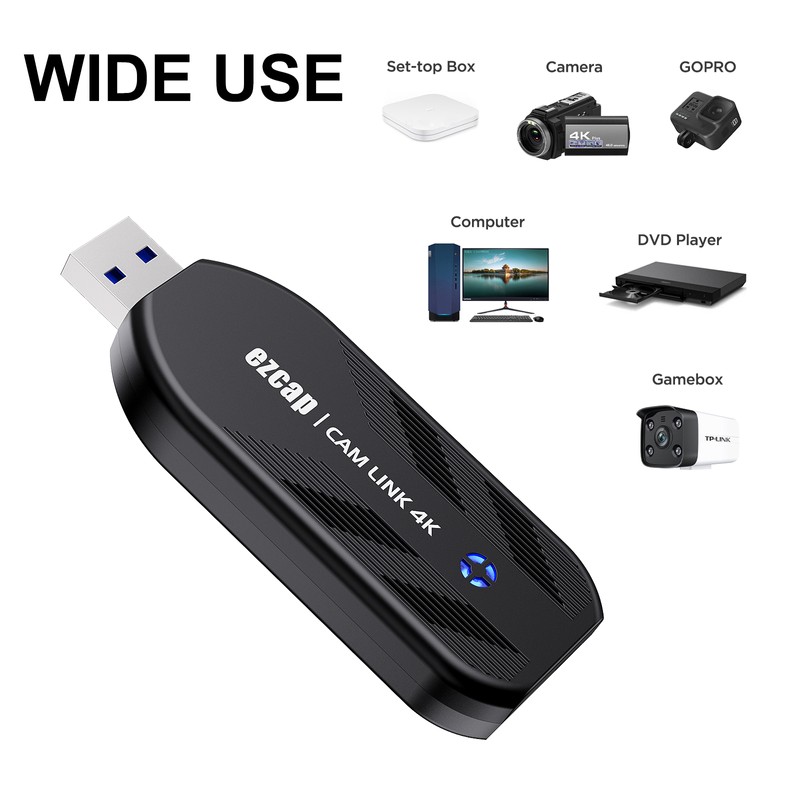 4K Camera Link Video Capture Card 1080P Record Via DSLR