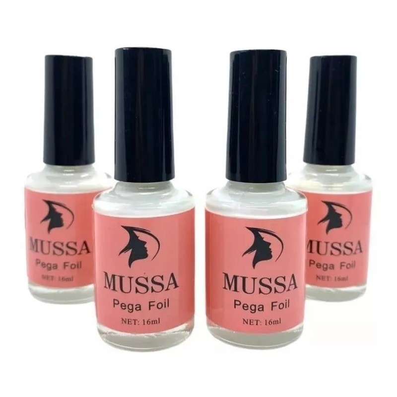 Mussa Pega Foil Para Uñas Marca Mussa Pegamento 16ml