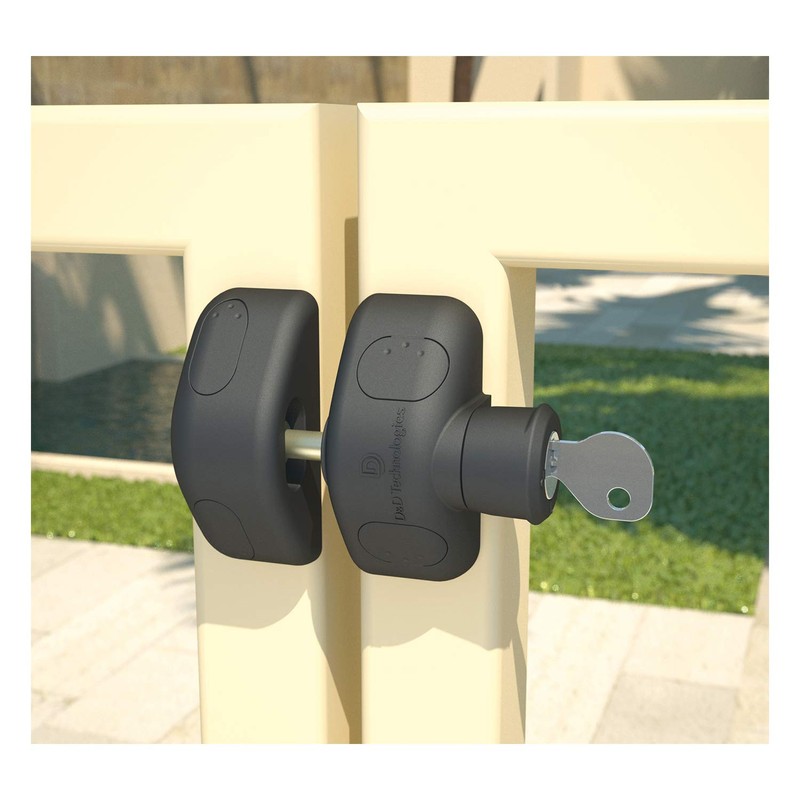 D&D Technologies MLSPS2L MagnaLatch Side Pull, Safety Gate Latch, Key