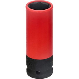 BRILLIANT TOOLS BT691008 1/2 Inch Aluminium Rim Power Socket, 21 mm [Powered by KS Tools]