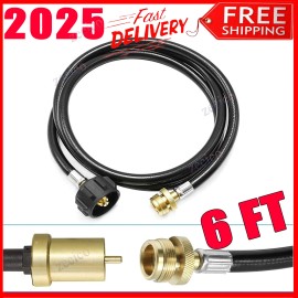 Replacement Outdoor Indoor for Mr. Heater Big Buddy 6FT Propane Regulator Hose Replacement Outdoor Indoor for Mr. Heater Big Buddy