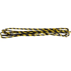 TOPARCHERY 57" Actual Length Mulcolor Flemish Fast Flight Plus Replacement Recurve Bowstring Bow String by Traditional Bow Archery Products (Black & Yellow)