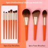 DUcare Pinceles de Maquillaje 9Pcs Deer Series Juego de Brochas