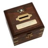 Gamekeepers Cottage gifts Belted Galloway Wooden Money Box Chest With