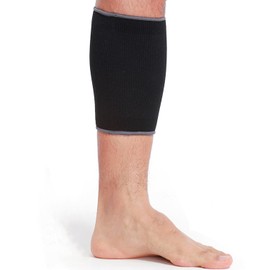 NeoTech Care Calf Compression Sleeve for Calves Support or Shin Splint (Black Color, Size S, 1 Unit)