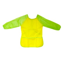 TSI 49283-G Children's Painting Apron 60 x 44 cm Yellow / Light Green