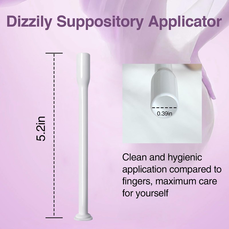 Dizzily 30 Pack Disposable Vaginal Suppository Applicators for Women, Individually