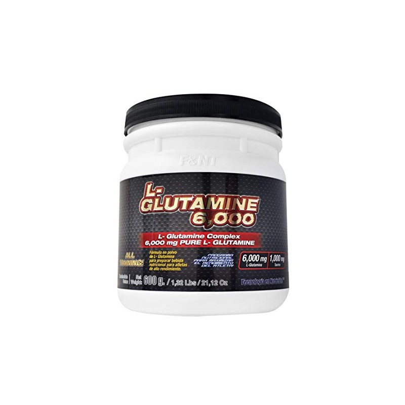 L- GLUTAMINE 600 gr Fórmulas en polvo de L-glutamina sin