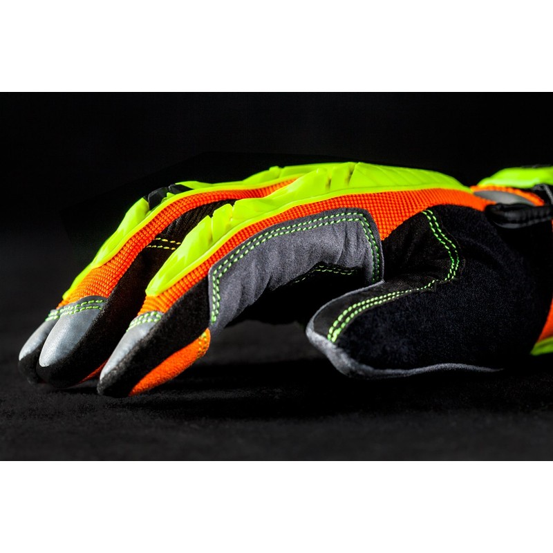 Ironclad EXO High-Visibility Impact Gloves, Small, Orange/Yellow