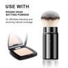 DUcare Retractable Airbrush Kabuki Brush for All Face Makeup &