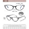 EYEURL 3-Pack Cat Eye Reading Glasses for Women Blue Light