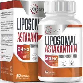 Osasuna Liposomal Astaxantina 24mg Con 60 Softgels Importado