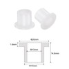 QUARKZMAN 4 Pcs Flanged Plain Bearings Plastic Bushings 10mm Bore