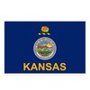 CafePress Kansas Flag Postcards (Package of 8), 6"x4" Printed Note