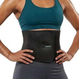 Medway Faja Deportiva Reductiva Moldeadora para Ejercicio y Gym | Soporte Abdominal y Lumbar | Talla Universal Negro | Compresión para Entrenamiento y