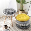 XSlive Round Chair Cushions Seat Cushion Boho Pattern Soft Thick