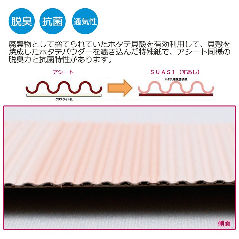 Insoles Suashi 400014 Women's Comfort Barefoot 5 Pairs+1 23cm