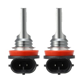 A ABSOPRO H11 LED Fog Lights Bulbs 6000K Cool White Super Bright 80W Power 3030 Chips LED Car Driving Running DRL Lamp Bright IP67 Waterproof Aluminum White (Set of 2)