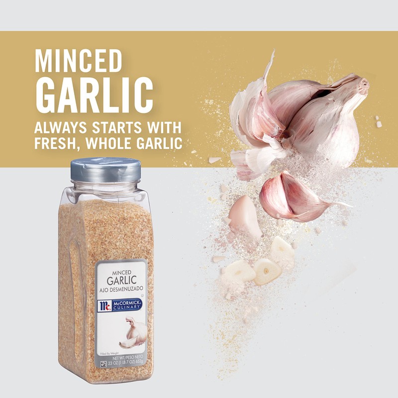 McCormick Culinary Minced Garlic, 23 oz - One 23 Ounce