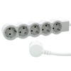 LEGRAND, Flat Power Strip, 5-Way Socket, Multiple Socket, 3 Metre