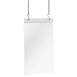 SIGEL TA240 Plakattasche, Sichttasche, für DIN A4, mit 2 Lochbohrungen, Acryl glasklar