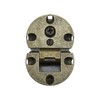 Sscon 2Packs 90 Degrees Adjustable Zinc Alloy Hinges Concealed Hinges