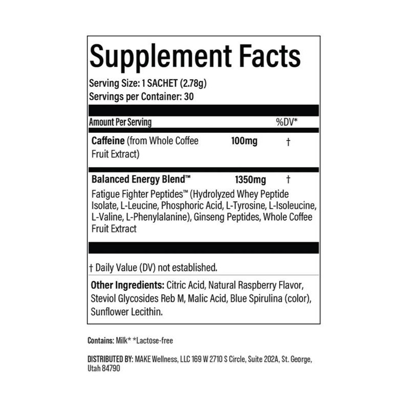 ENERGIZED - All Natural Bioactive Precision Peptides. Clean, Sustained Energy