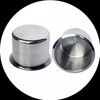 2Pcs Stainless Steel Drop-in Cup Drink Holder Silver Game Table