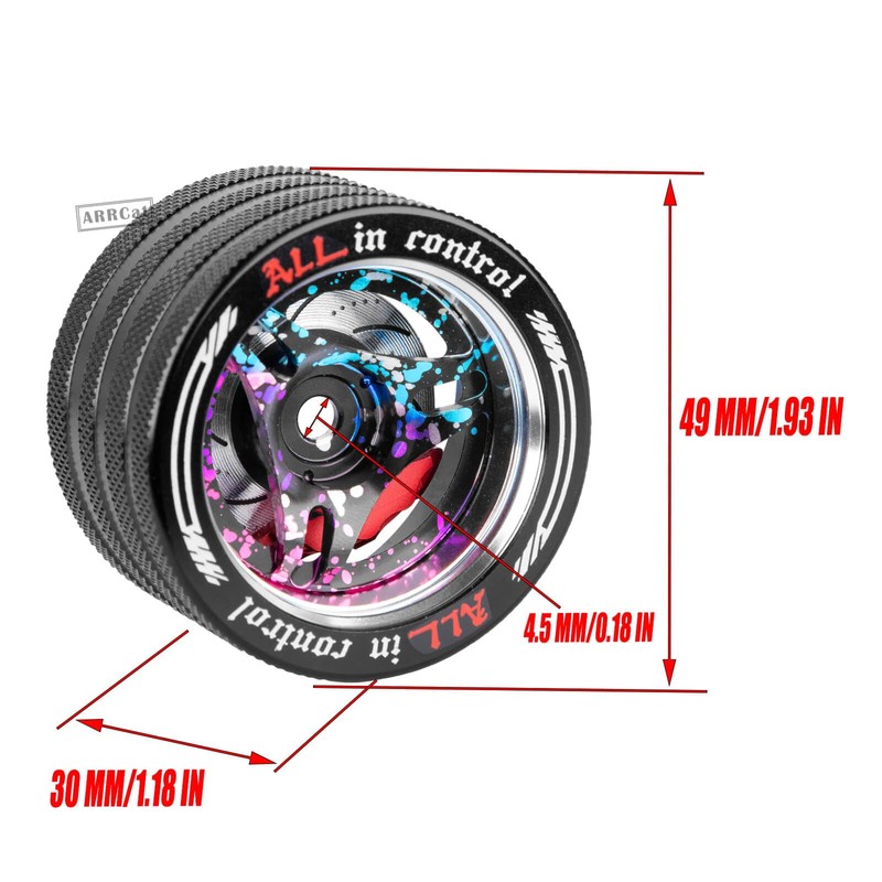 ARRCat Aluminum RC Remote Control Hand Wheel Steering Wheel Upgrades