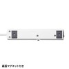 Sanwa Supply TAP-SP34MG-3 Thunder Guard Tap, 3P, 4 Socks, 9.8