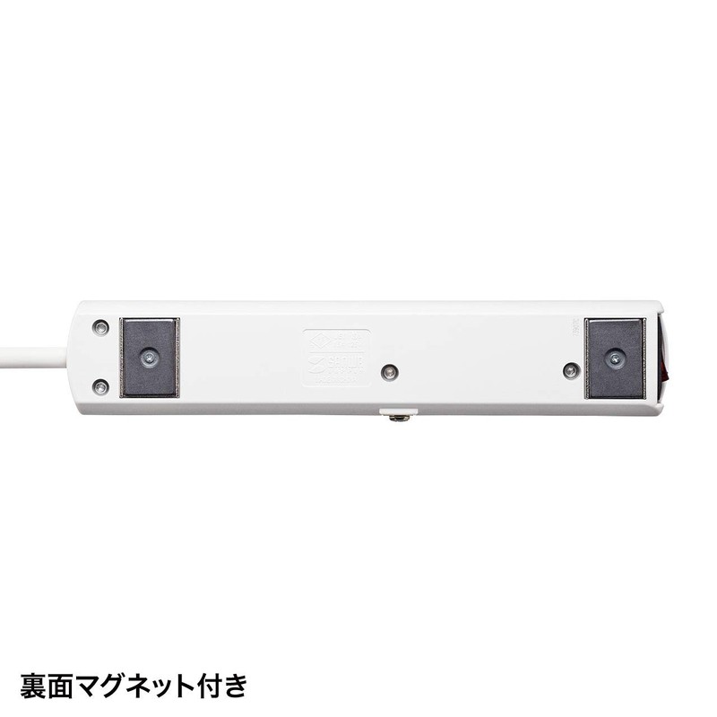 Sanwa Supply TAP-SP34MG-3 Thunder Guard Tap, 3P, 4 Socks, 9.8
