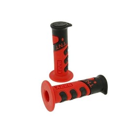 Handles set red, black