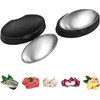 Anti-Rust Stainless Steel Soap Set of 2 Eliminates Odours Eco